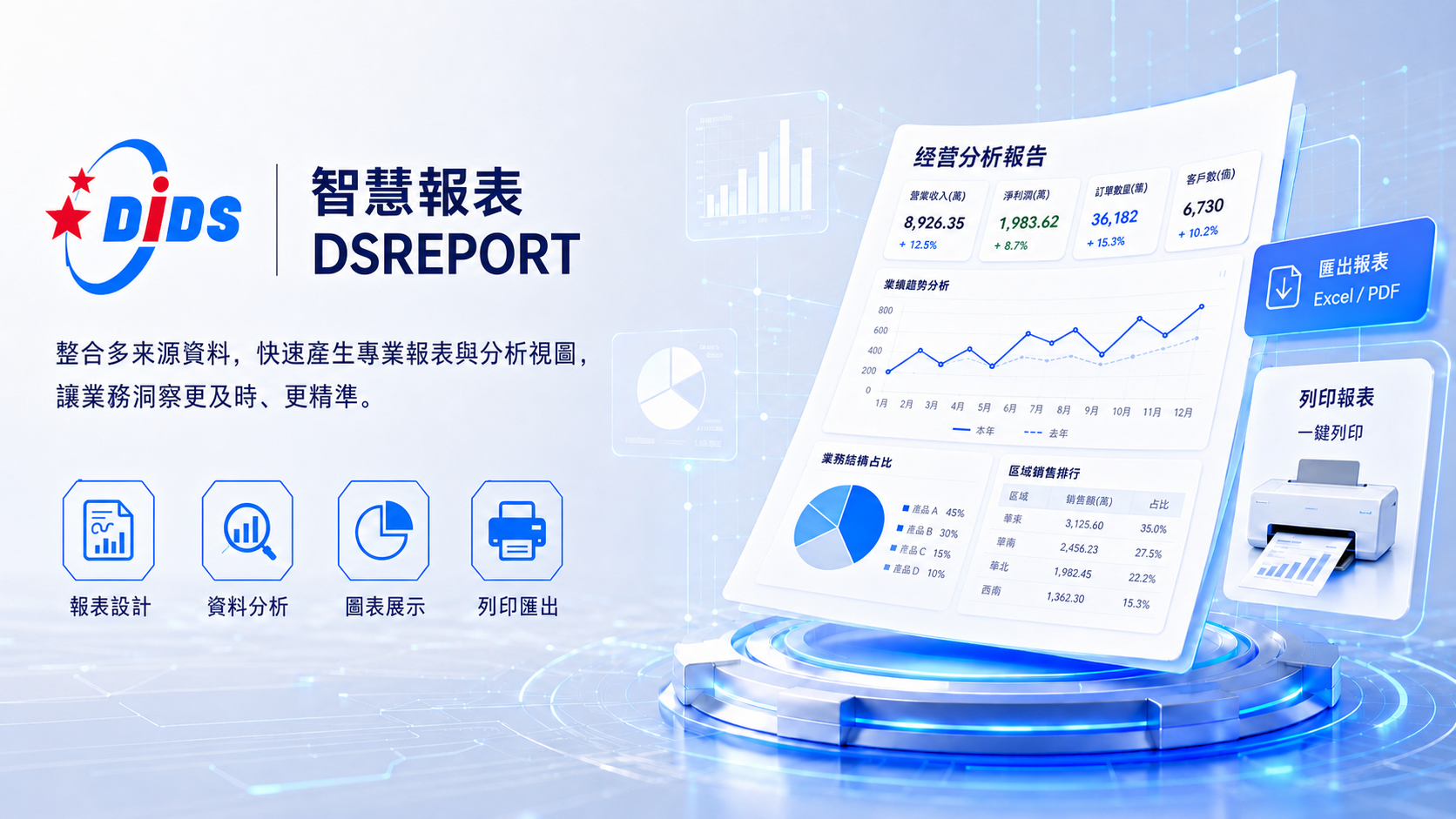智慧報表 DSREPORT